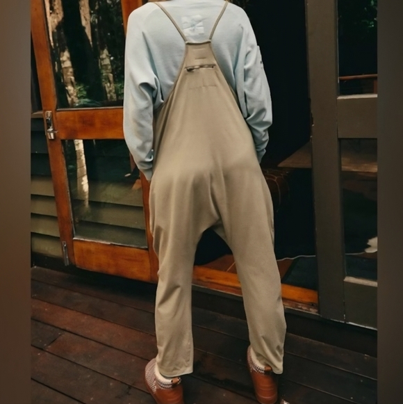 Free People Movement Hot Shot Onesie  Sage Stone Army *Current* - Picture 3 of 9